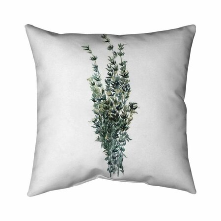 BEGIN HOME DECOR 20 x 20 in. Thyme Leaves Bundle-Double Sided Print Indoor Pillow 5541-2020-GA92